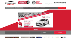 Desktop Screenshot of kitchenerhonda.com